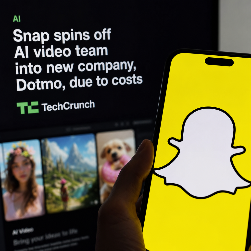 Snap Spins Off AI Video Team into Dotmo: A Strategic Shift in Technology Investment